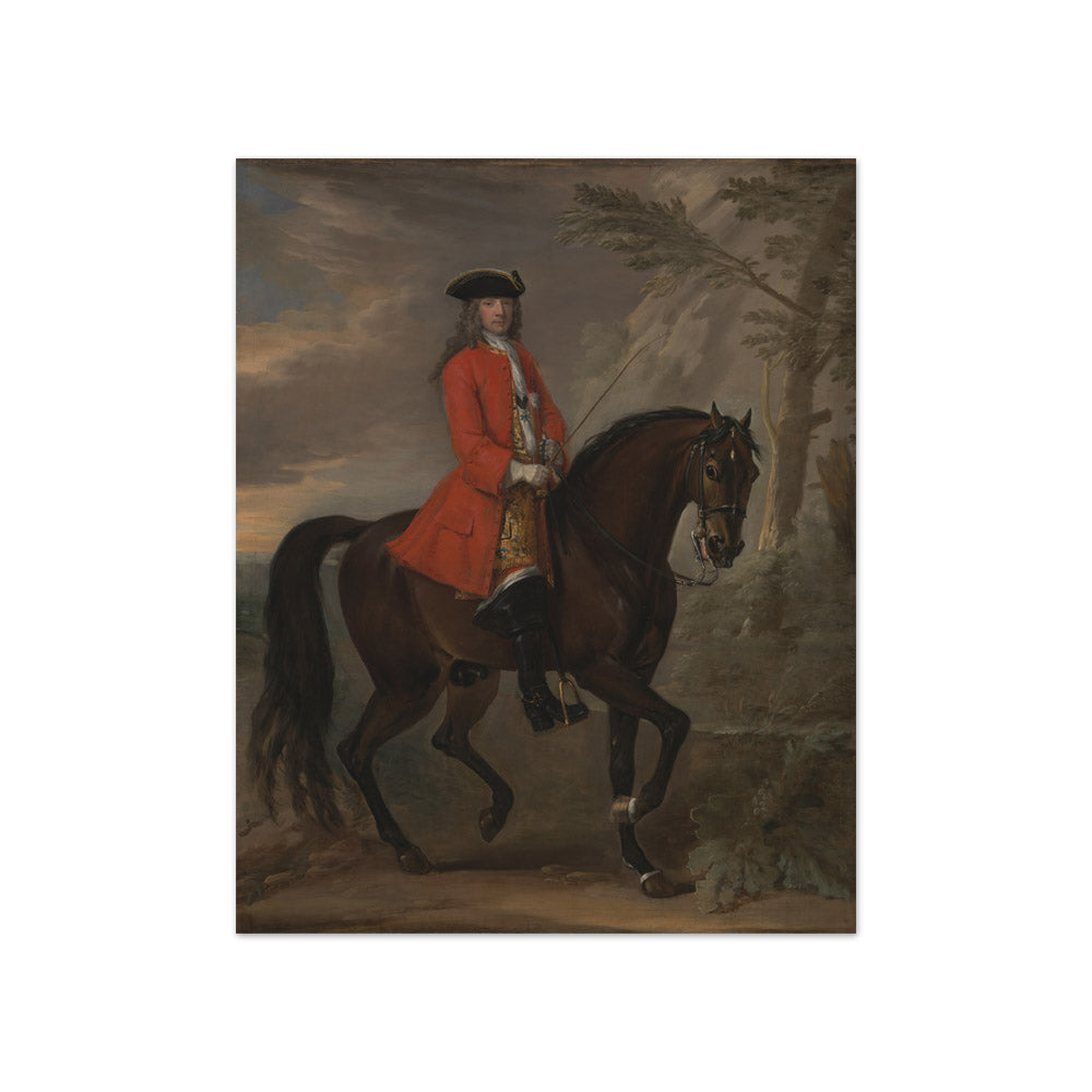 John Wootton - Portrait of a Man on Horseback - Compact / Full Bleed / No Frame