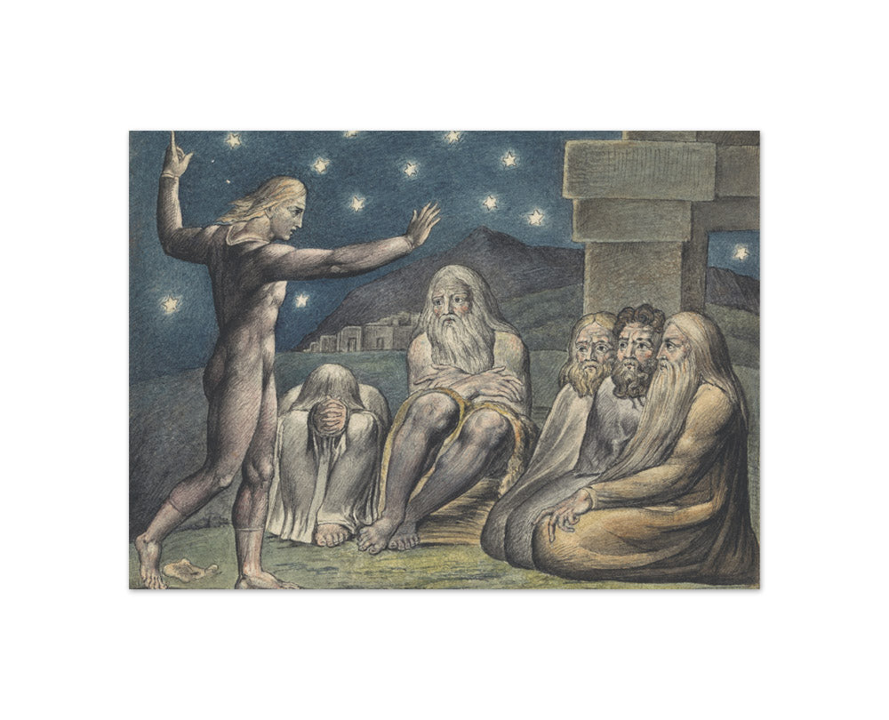 William Blake - The Wrath of Elihu - Compact / Full Bleed / No Frame