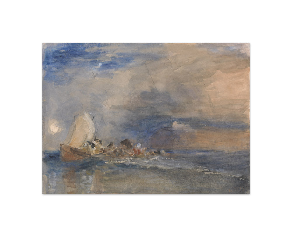 Joseph Mallord William Turner - Folkestone - Compact / Full Bleed / No Frame