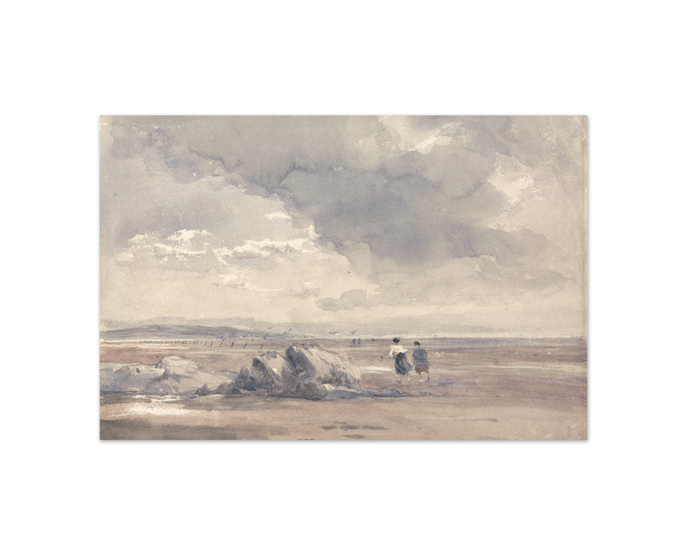 David Cox the Elder - On Lancaster Sands, Low Tide - Compact / Full Bleed / No Frame