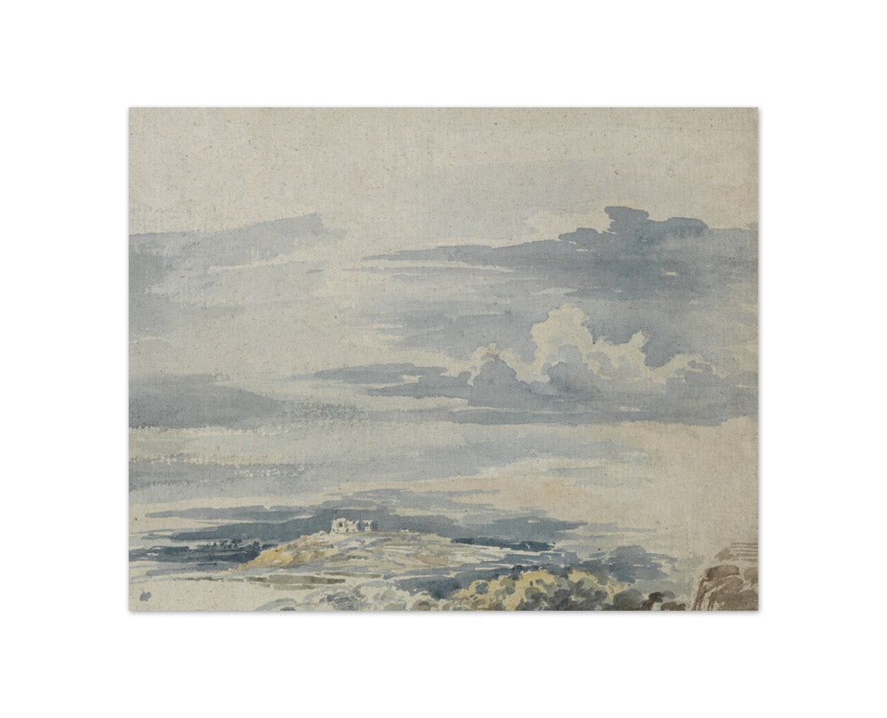 James Ward - Landscape with a Castle on a Hill - Compact / Full Bleed / No Frame