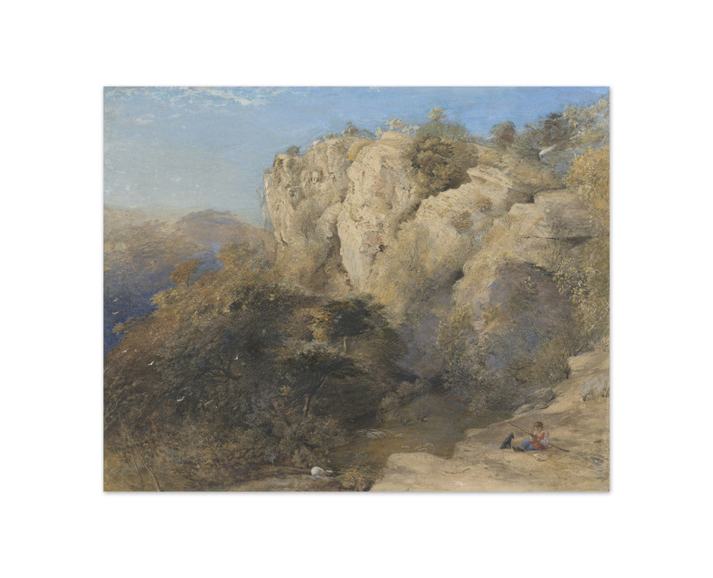 Samuel Palmer - Rocky Landscape in Wales - Compact / Full Bleed / No Frame