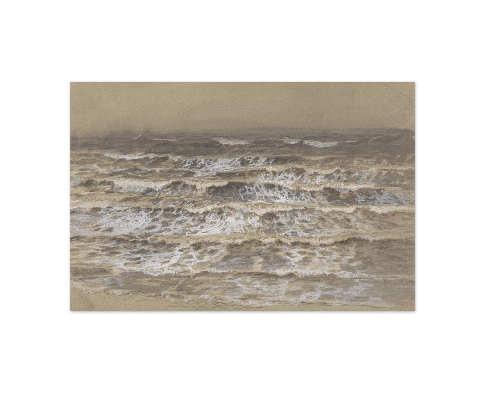 Samuel Palmer - Study of Waves - Compact / Full Bleed / No Frame