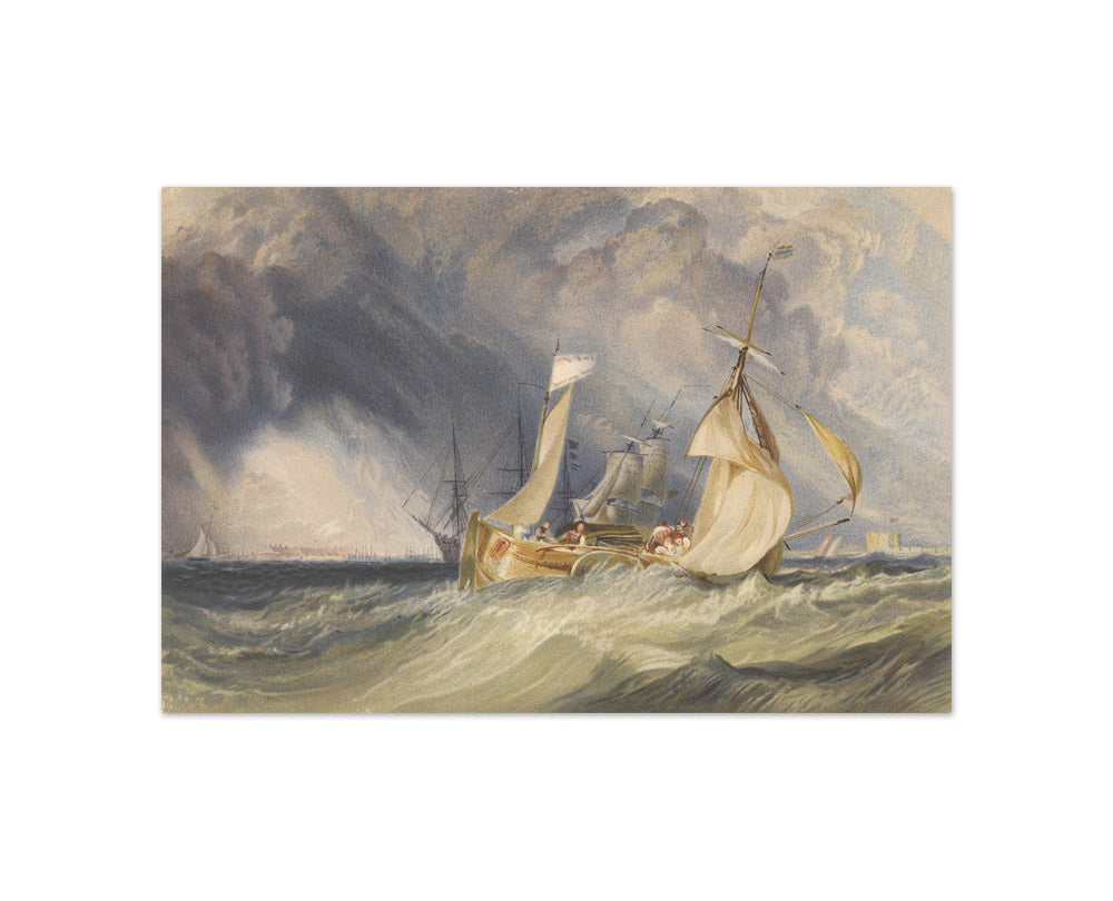 Joseph Mallord William Turner - The Mouth of the River Humber - Compact / Full Bleed / No Frame