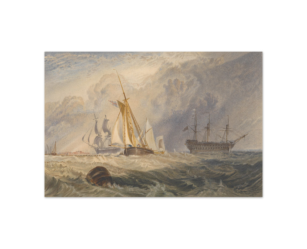Joseph Mallord William Turner - Sheerness - Compact / Full Bleed / No Frame