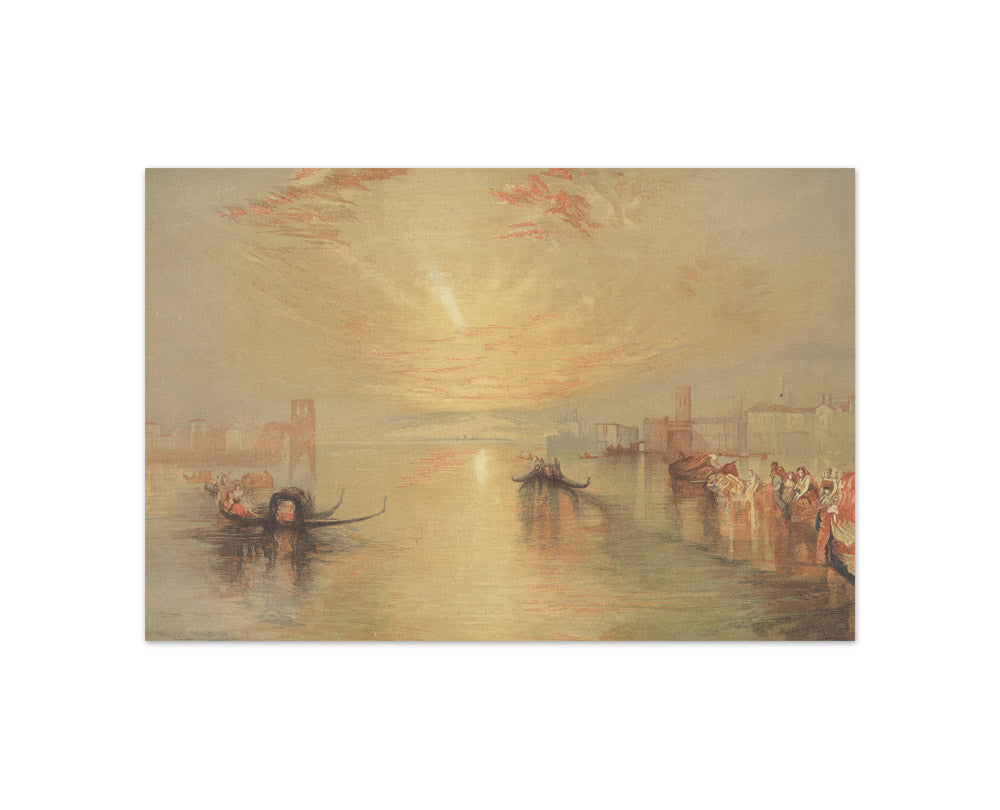 Joseph Mallord William Turner - The Approach to Venice - Compact / Full Bleed / No Frame
