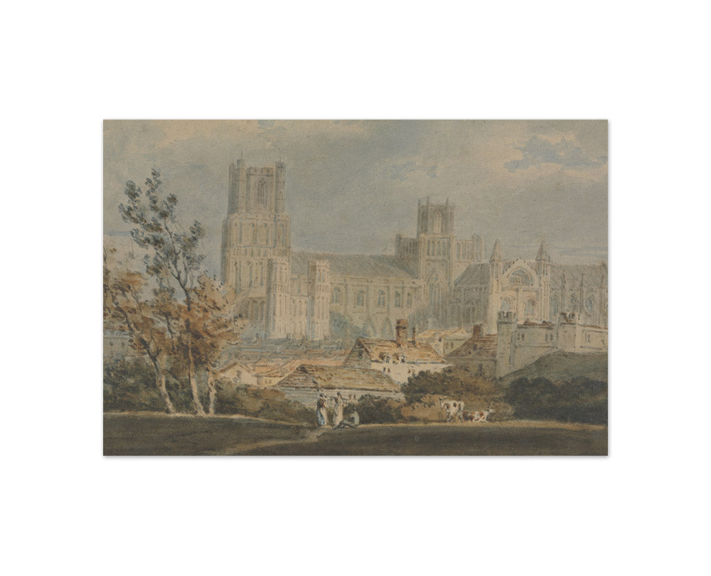 Joseph Mallord William Turner - View of Ely Cathedral - Compact / Full Bleed / No Frame