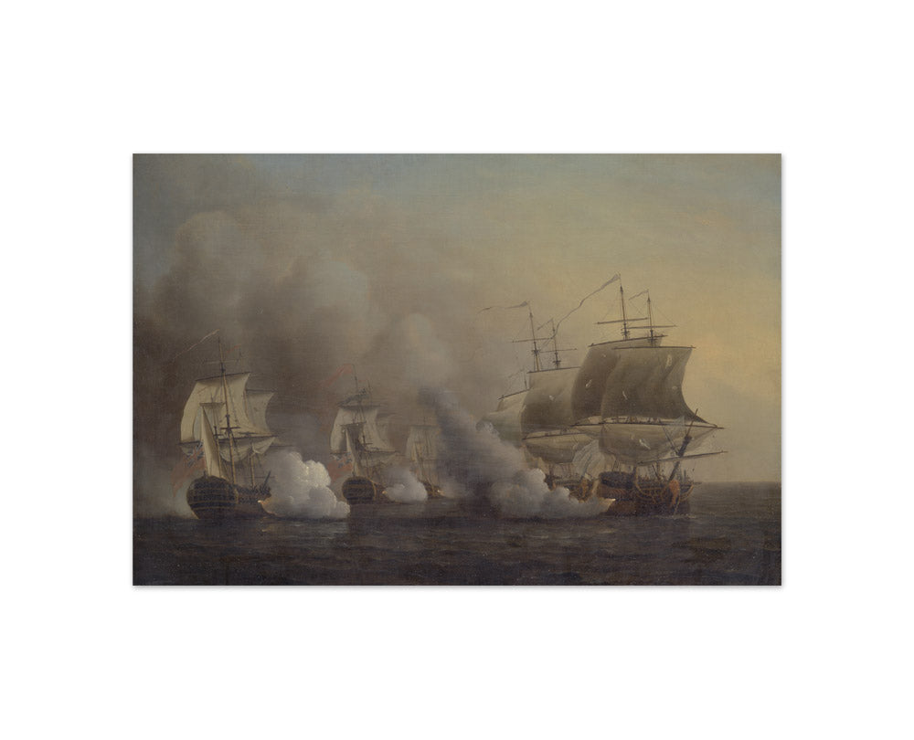 Samuel Scott - Action off the Cape of Good Hope - Compact / Full Bleed / No Frame
