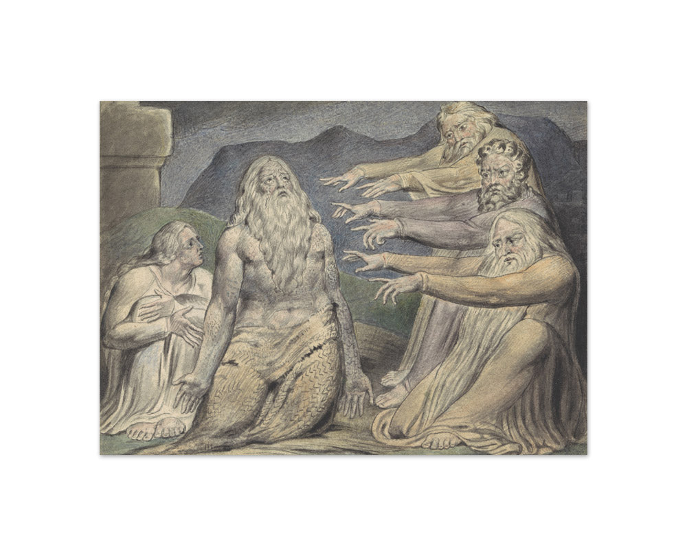 William Blake - Job Rebuked by His Friends - Compact / Full Bleed / No Frame
