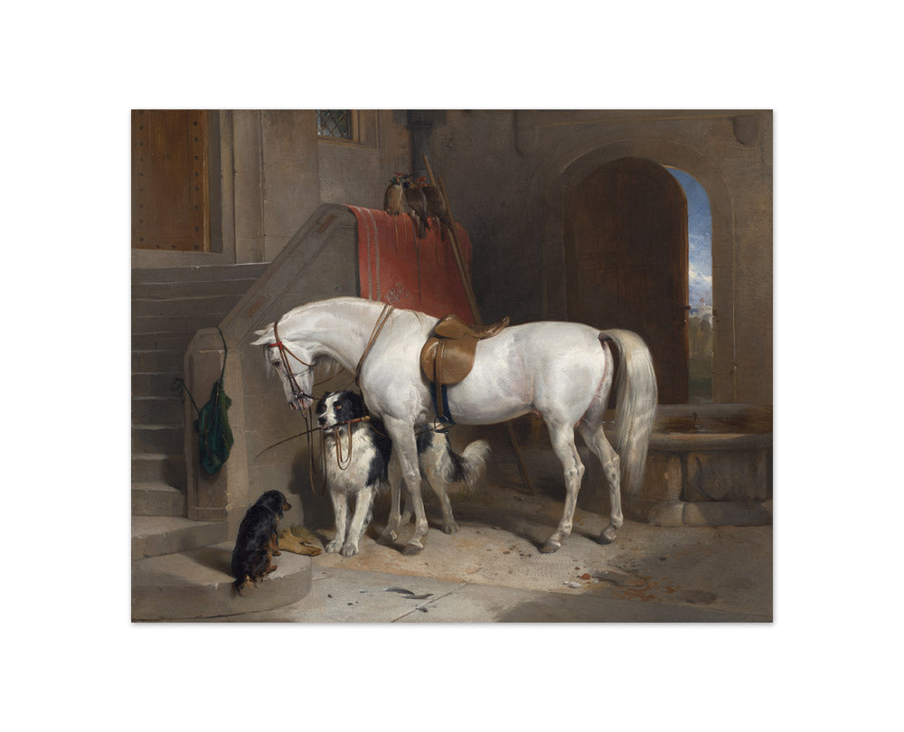 Sir Edwin Henry Landseer - Favourites, the Property of H.R.H. Prince George of Cambridge - Compact / Full Bleed / No Frame