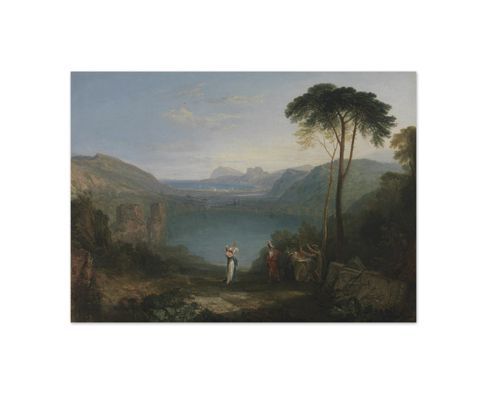 Joseph Mallord William Turner - Lake Avernus: Aeneas and the Cumaean Sibyl - Compact / Full Bleed / No Frame