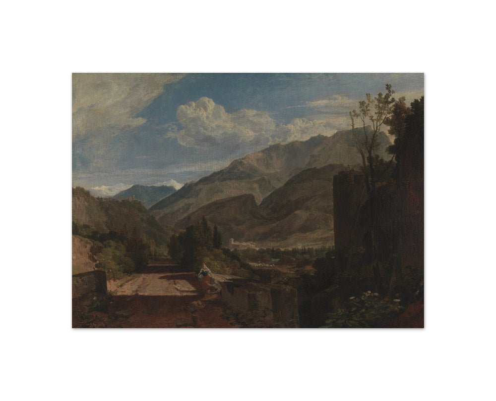 Joseph Mallord William Turner - Chateaux de St. Michael, Bonneville, Savoy - Compact / Full Bleed / No Frame