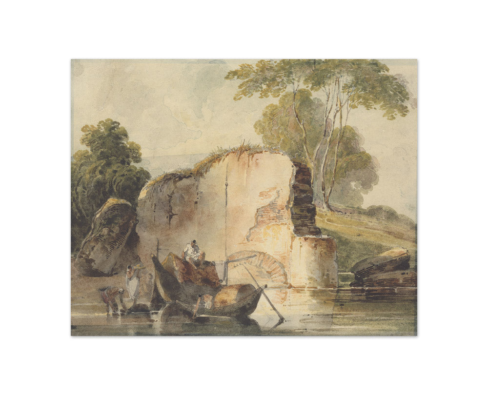 George Chinnery - A River Scene - Compact / Full Bleed / No Frame