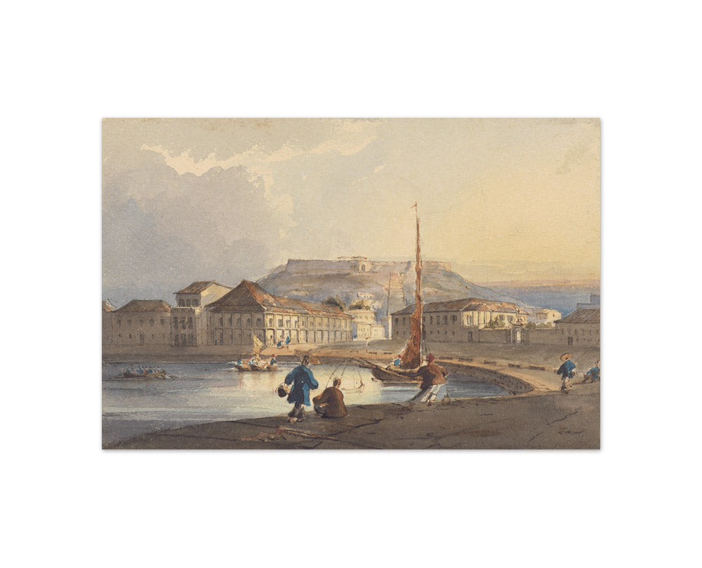 George Chinnery - East End of the Preya Grande, Macao - Compact / Full Bleed / No Frame