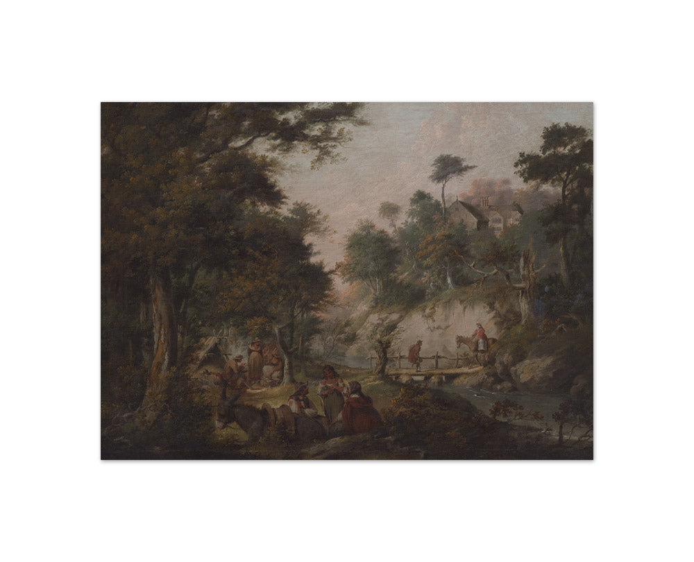 Francis Wheatley - A Romany Encampment - Compact / Full Bleed / No Frame