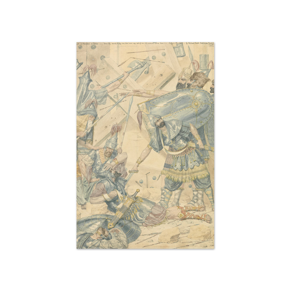 Richard Dadd - Death of Abimelech at Thebez - Compact / Full Bleed / No Frame