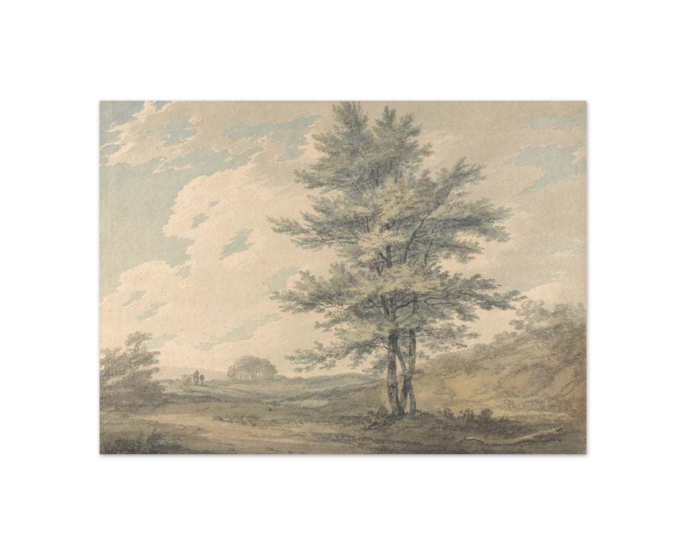 Joseph Mallord William Turner - Landscape with Trees and Figures - Compact / Full Bleed / No Frame