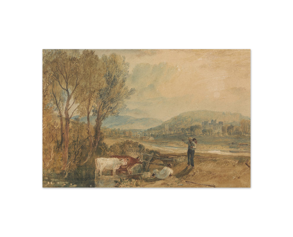 Joseph Mallord William Turner - Lulworth Castle, Dorset - Compact / Full Bleed / No Frame