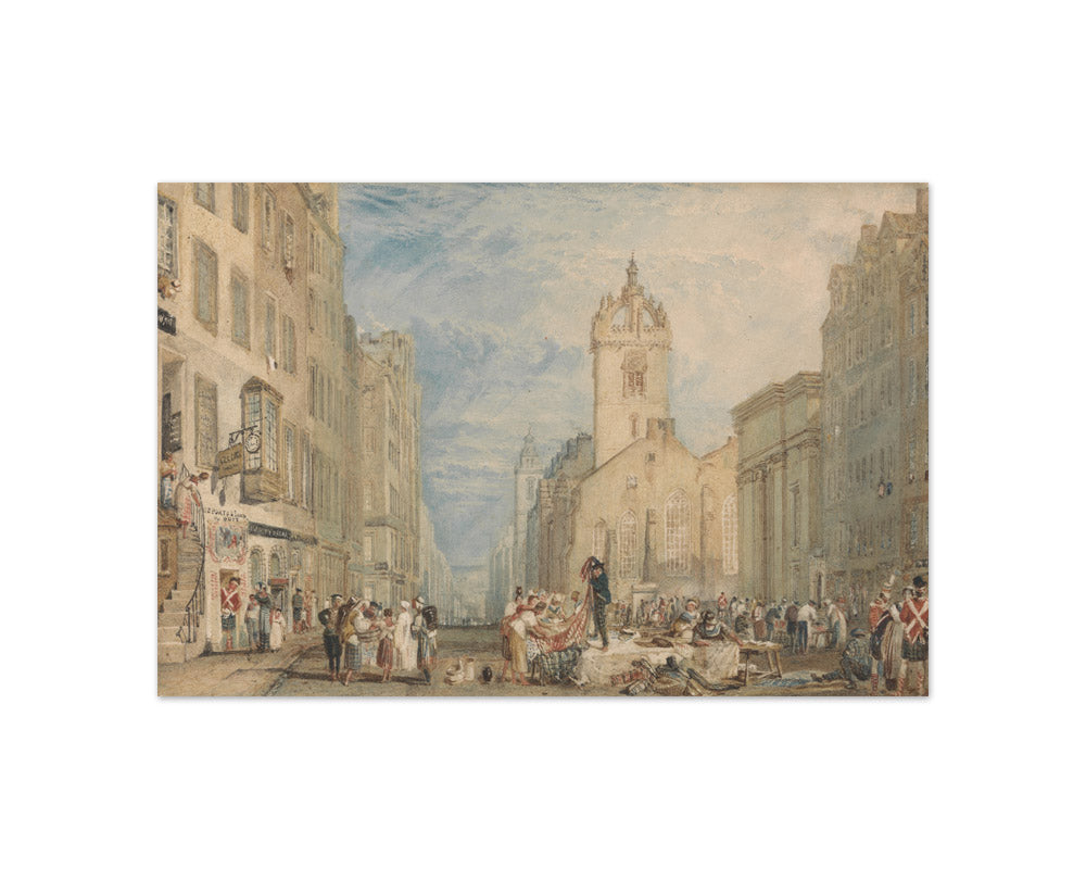Joseph Mallord William Turner - High Street, Edinburgh - Compact / Full Bleed / No Frame