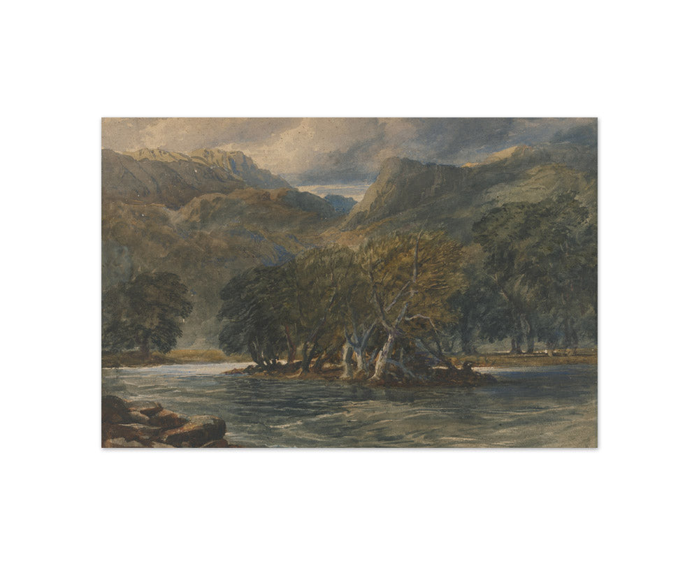 David Cox the Elder - On the Conway River, North Wales - Compact / Full Bleed / No Frame