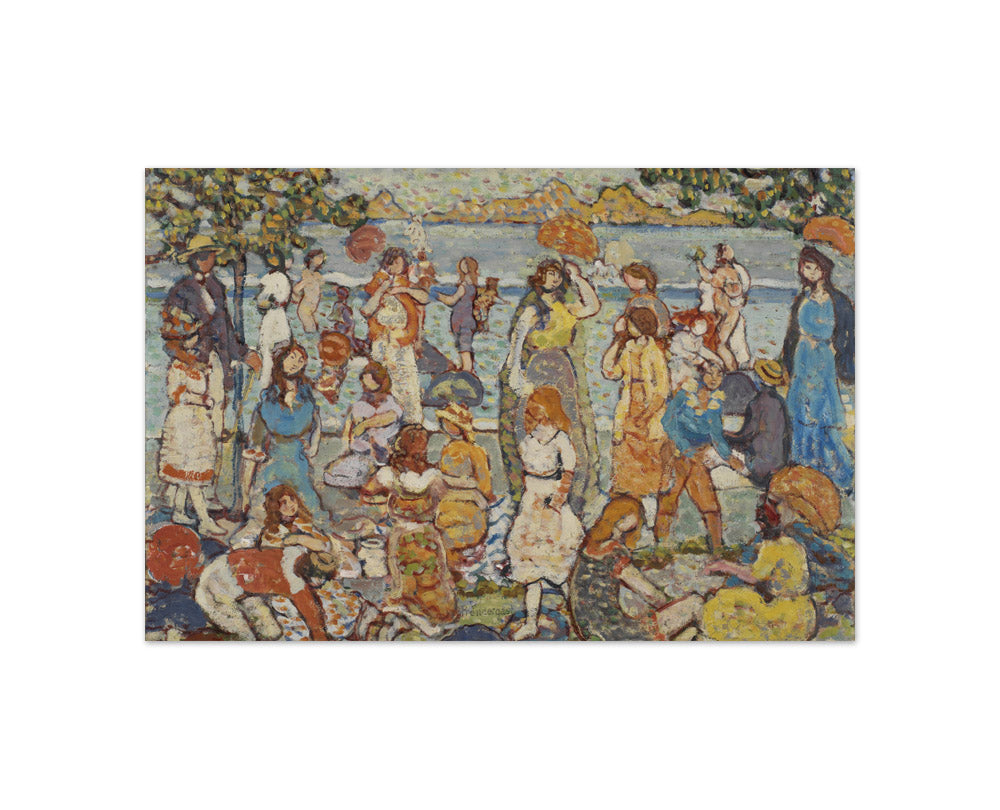 Maurice Brazil Prendergast - The Beach - Compact / Full Bleed / No Frame