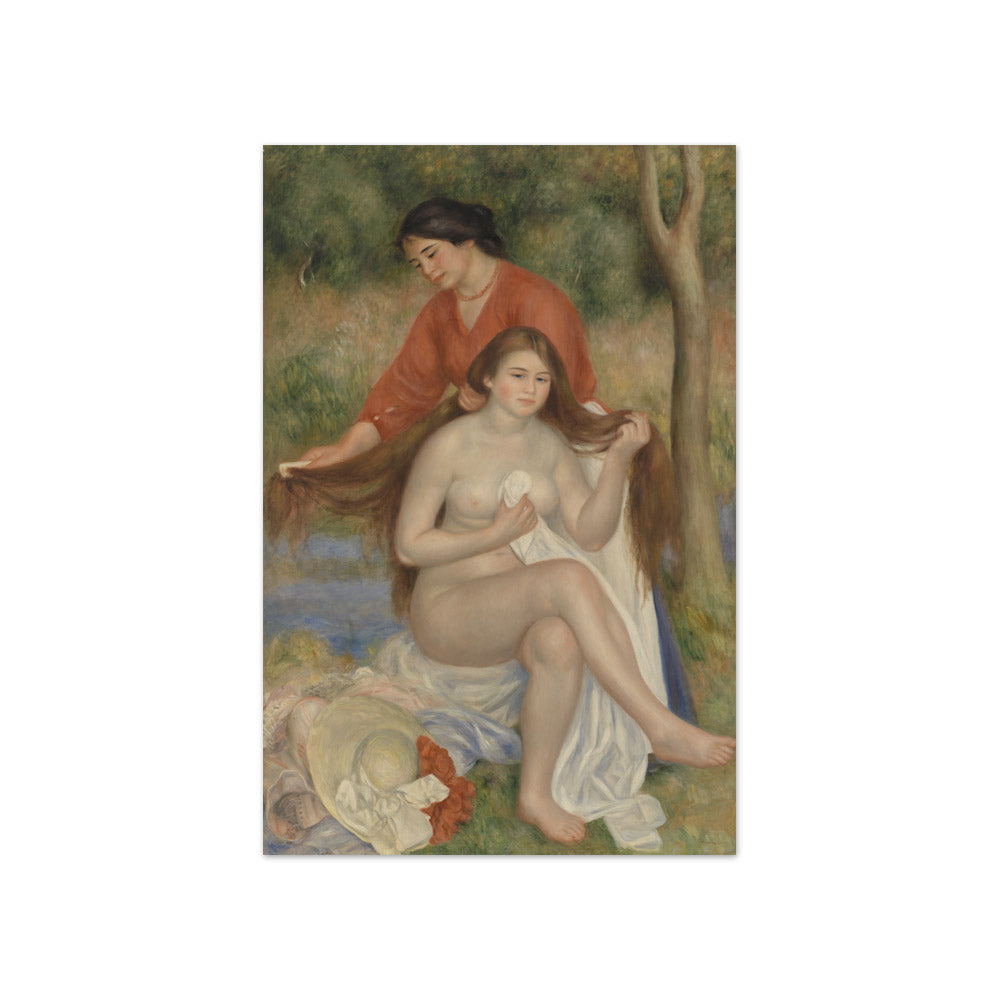 Auguste Renoir - Bather and Maid - Compact / Full Bleed / No Frame