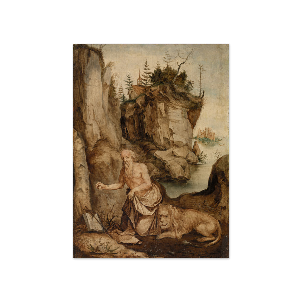 Albrecht Dürer - Saint Jerome and the Lion - Compact / Full Bleed / No Frame