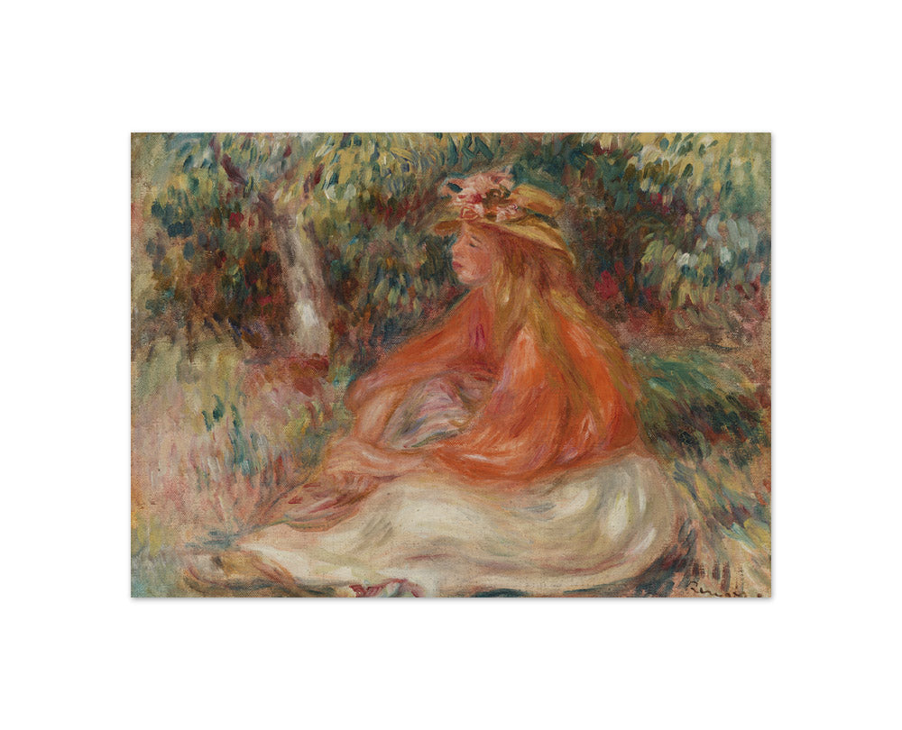 Auguste Renoir - Seated Woman - Compact / Full Bleed / No Frame