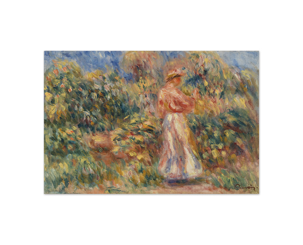 Auguste Renoir - Landscape with Woman in Pink and White - Compact / Full Bleed / No Frame