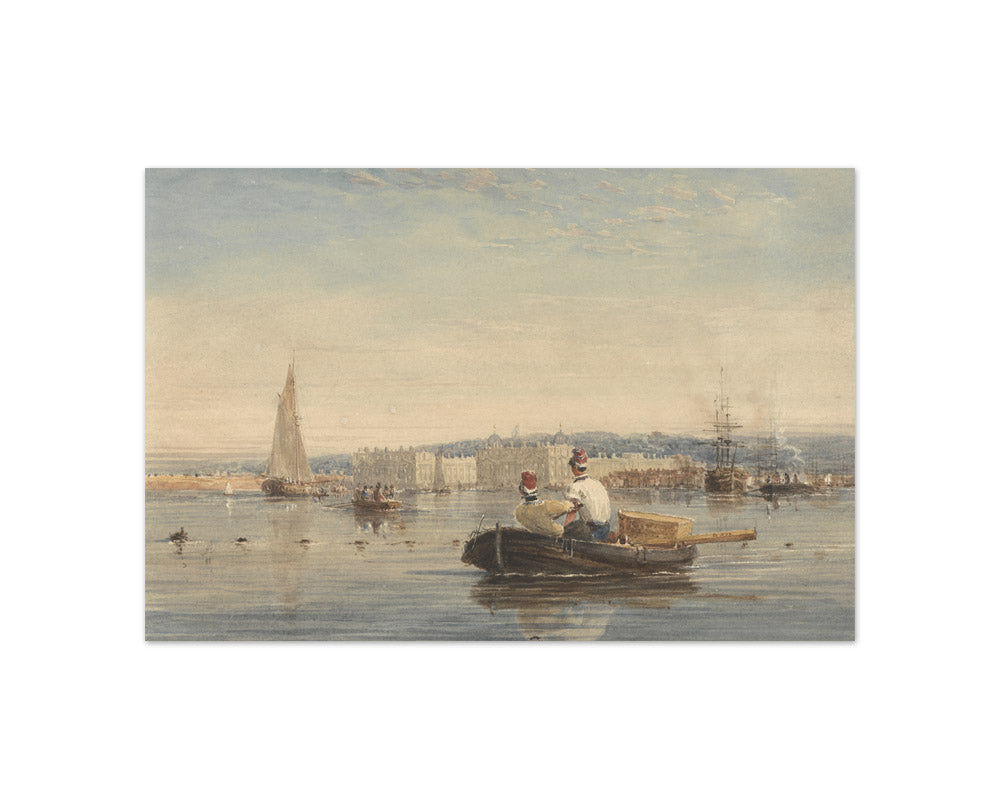 David Cox the Elder - Greenwich - Compact / Full Bleed / No Frame