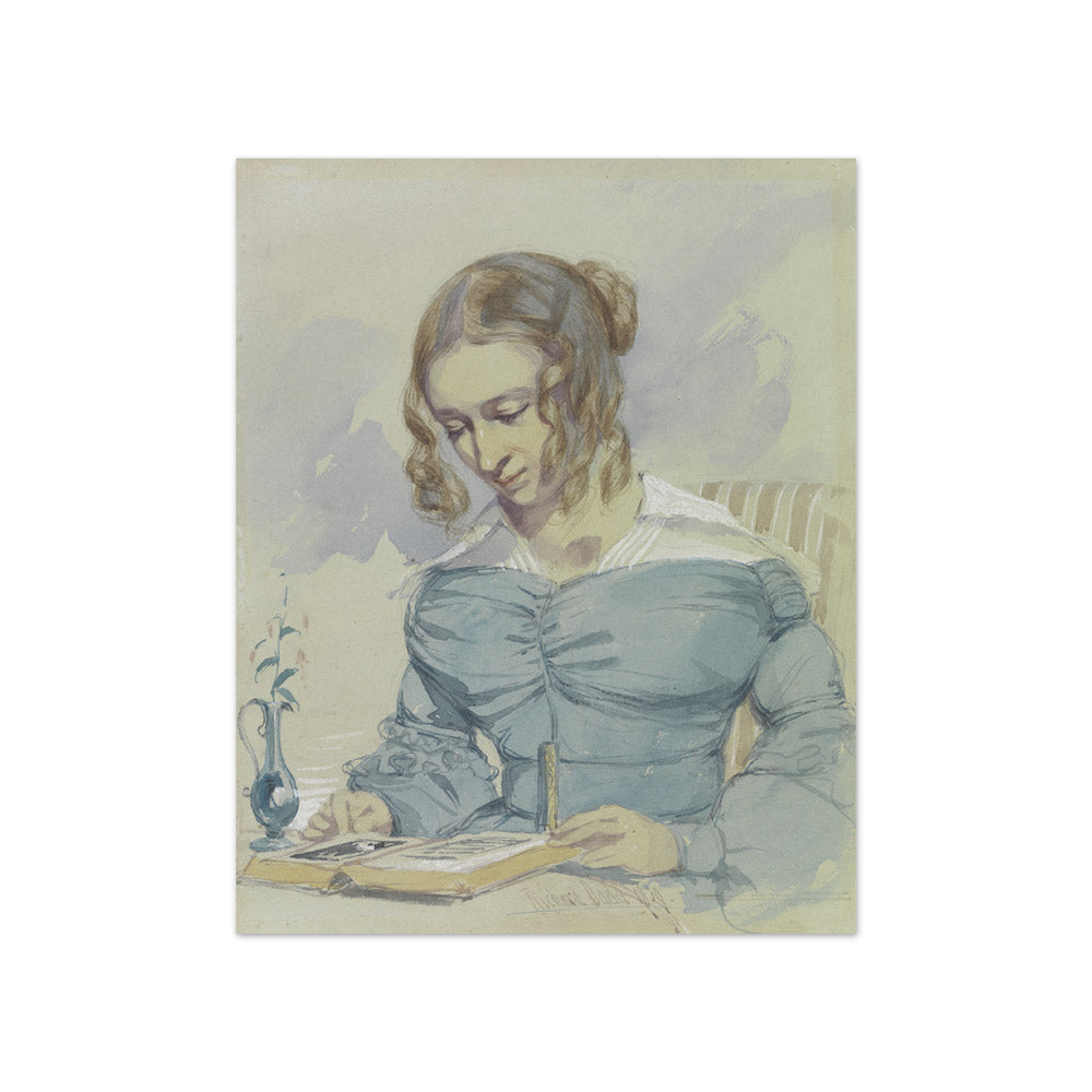 Richard Dadd - Portrait of Maria Elizabeth Dadd, the Artist's Sister - Compact / Full Bleed / No Frame