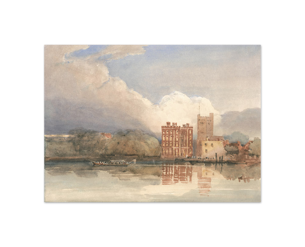 David Cox the Elder - View of Lambeth Palace on Thames - Compact / Full Bleed / No Frame
