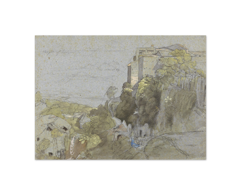 Samuel Palmer - Italian Hill Town - Compact / Full Bleed / No Frame