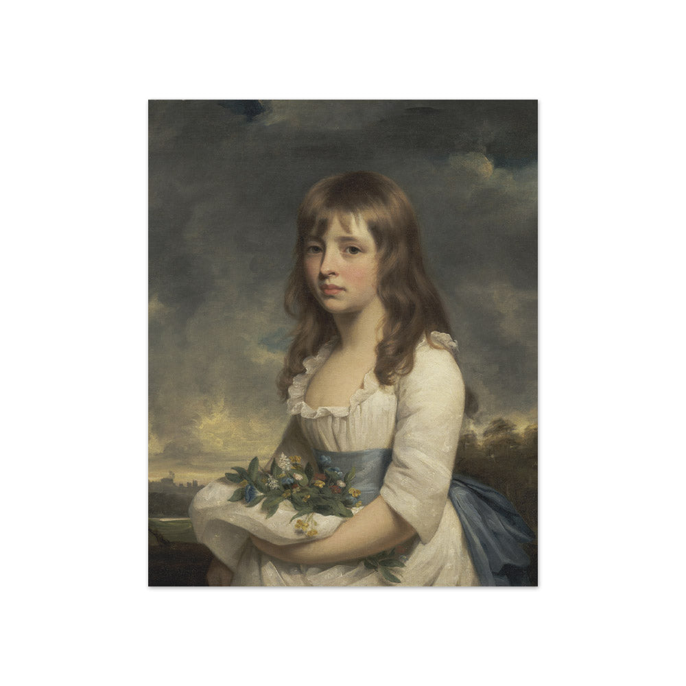 William Beechey - Portrait of a Girl - Compact / Full Bleed / No Frame