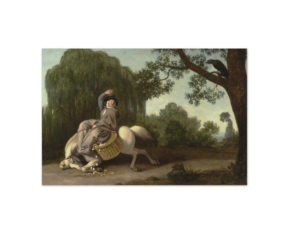 George Stubbs - The Farmer's Wife and the Raven - Compact / Full Bleed / No Frame
