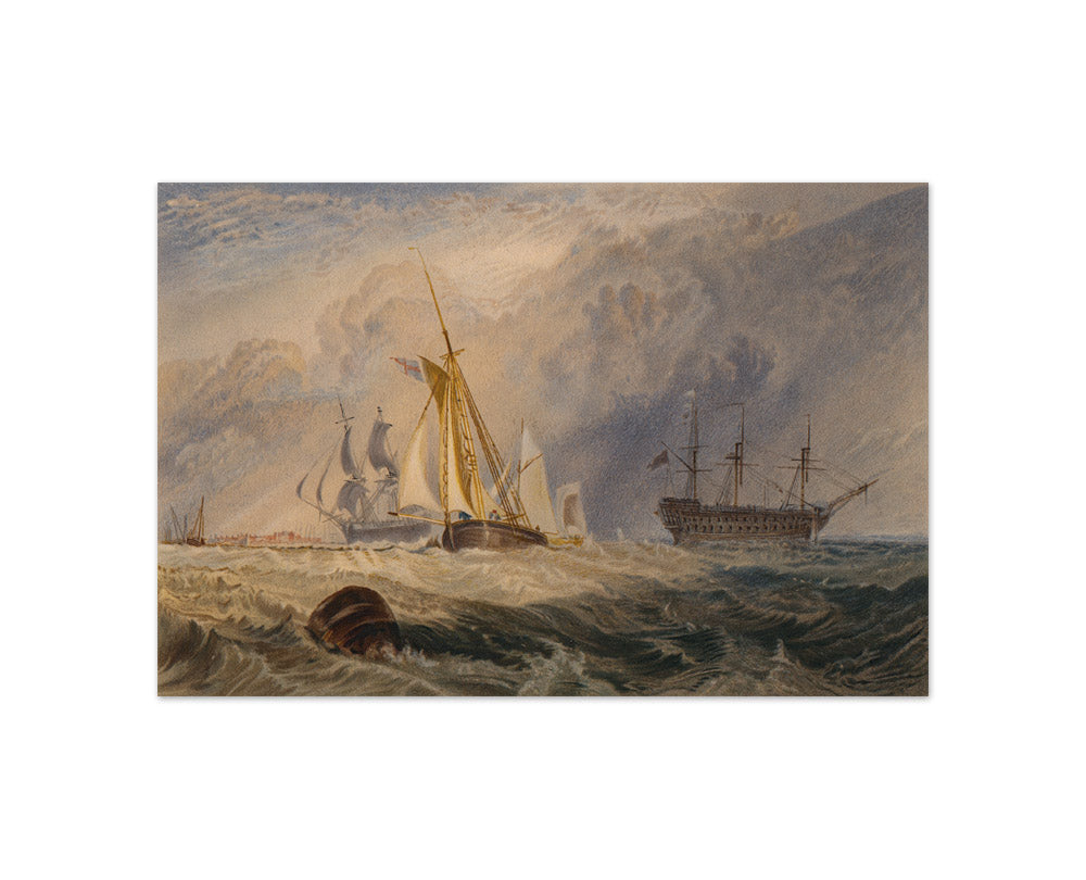 Joseph Mallord William Turner - Sheerness - Compact / Full Bleed / No Frame