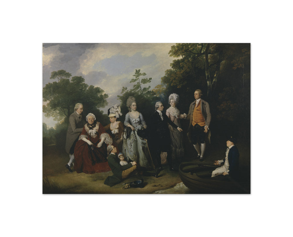 Francis Wheatley - The Oliver and Ward Families - Compact / Full Bleed / No Frame