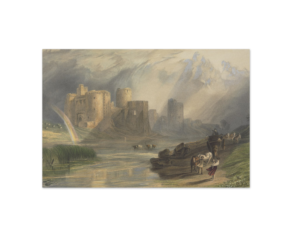 Joseph Mallord William Turner - Kidwelly Castle, South Wales - Compact / Full Bleed / No Frame