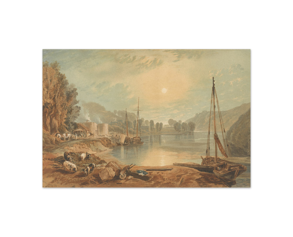 Joseph Mallord William Turner - The Banks of the Tavy - Compact / Full Bleed / No Frame