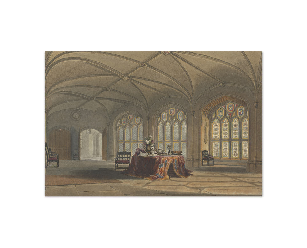John William Hill - The Great Cloister, Cassiobury - Compact / Full Bleed / No Frame