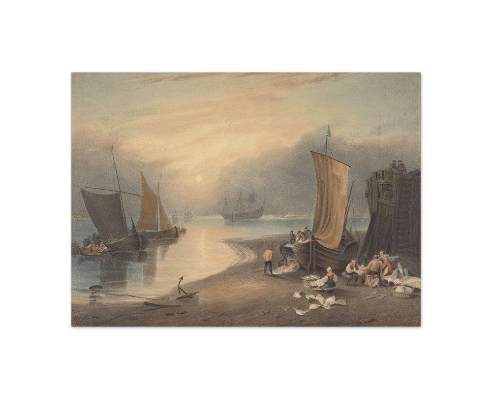 Joseph Mallord William Turner - The Sun Rising in a Mist - Compact / Full Bleed / No Frame