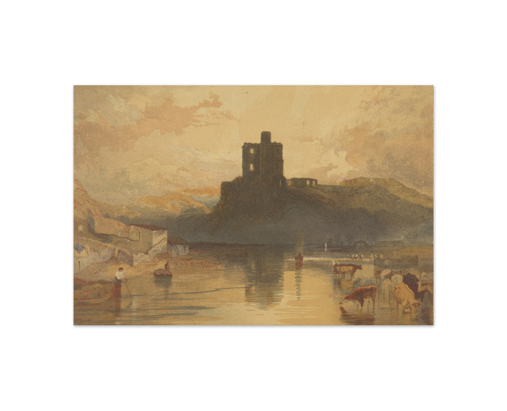 Joseph Mallord William Turner - Norham Castle on the River Tweed - Compact / Full Bleed / No Frame