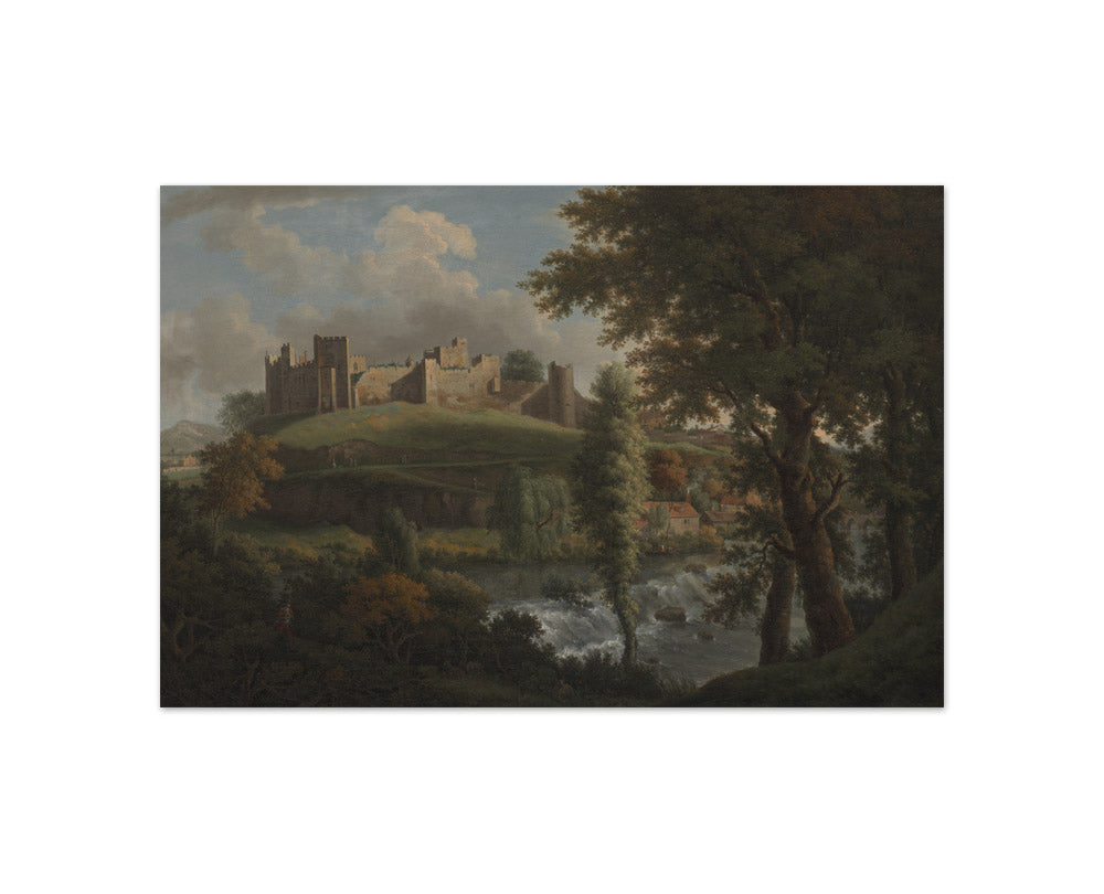 Samuel Scott - Ludlow Castle with Dinham Weir, from the South-West - Compact / Full Bleed / No Frame