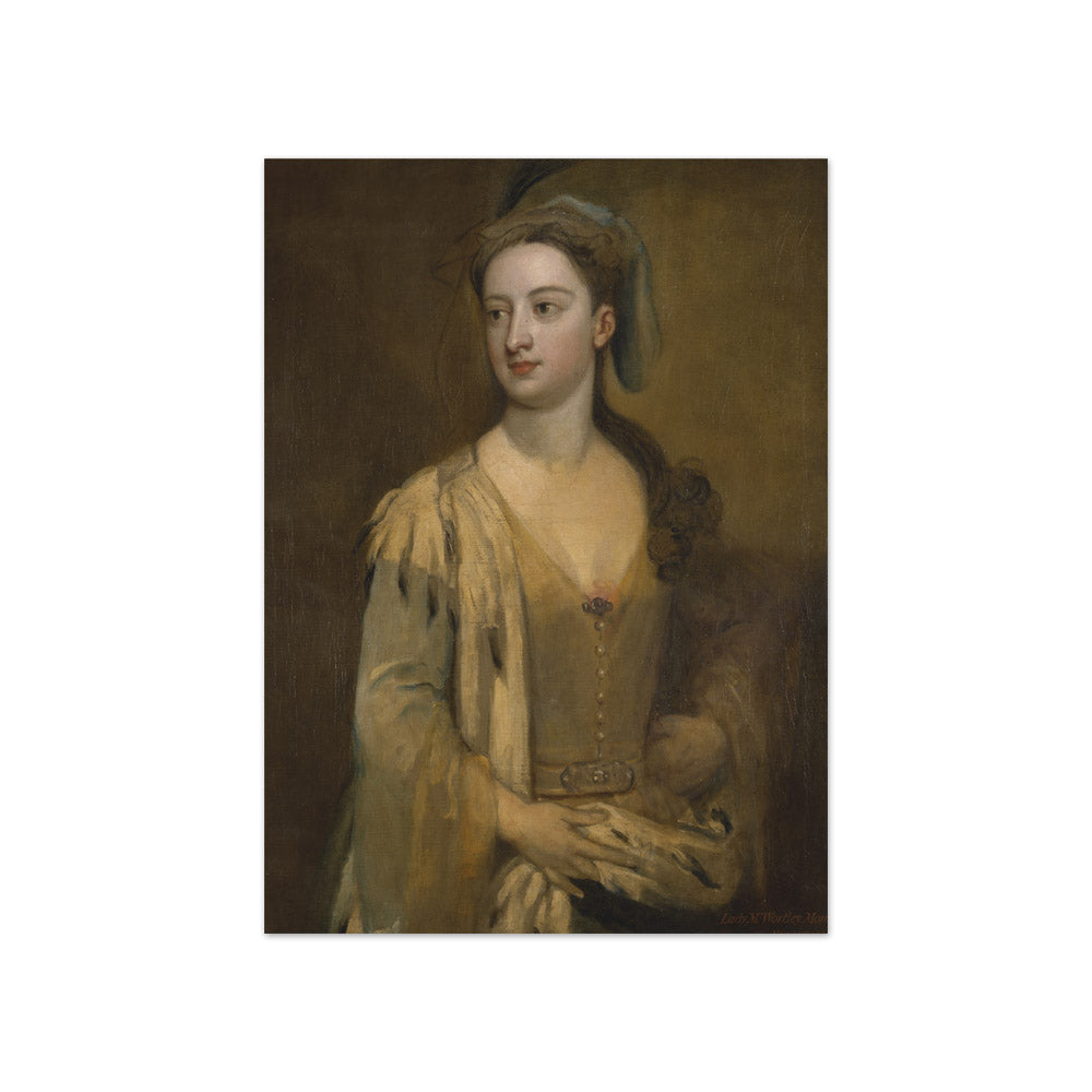 Sir Godfrey Kneller - A Woman Called Lady Mary Wortley Montagu - Compact / Full Bleed / No Frame