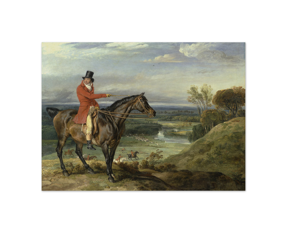 James Ward - Theophilus Levett and a Favorite Hunter - Compact / Full Bleed / No Frame