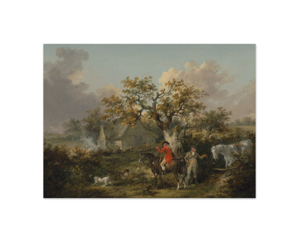 George Morland - Partridge Shooting - Compact / Full Bleed / No Frame