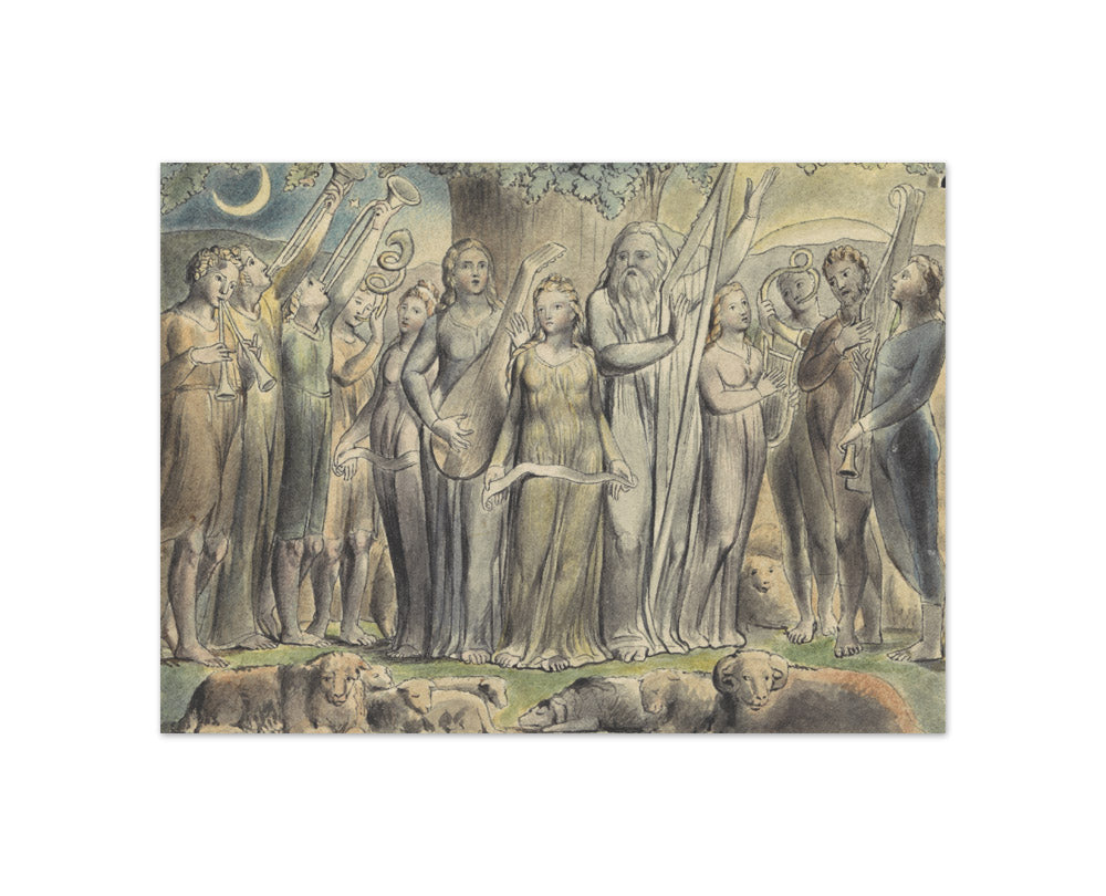 William Blake - Job and His Wife Restored to Prosperity - Compact / Full Bleed / No Frame