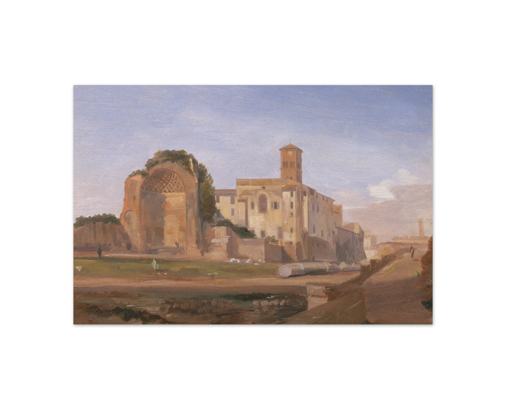 Edward Lear - Temple of Venus and Rome - Compact / Full Bleed / No Frame