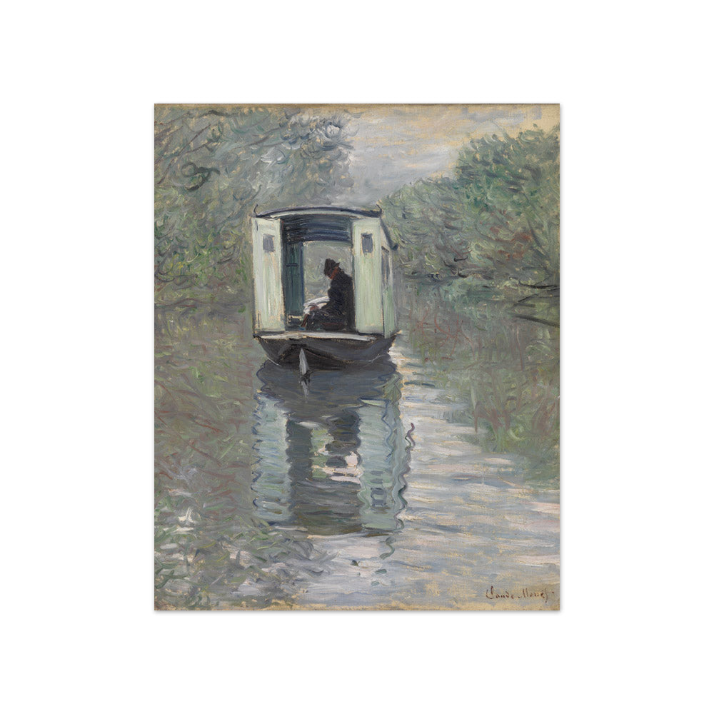 Claude Monet - The Studio Boat - Compact / Full Bleed / No Frame
