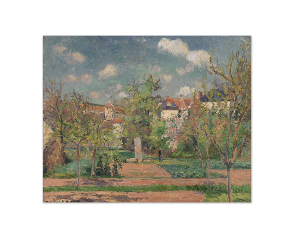 Camille Pissarro - Garden in Full Sunlight - Compact / Full Bleed / No Frame